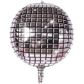 Resim 32 Disko Topu Folyo Balon -gümüş 