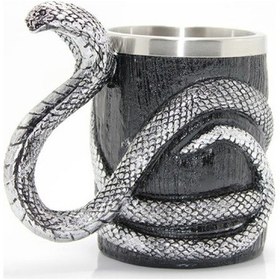 Resim Periboia Paslanmaz Çelik Yılan Tasarımlı Kupa Bardak 