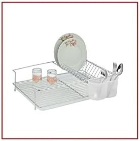 Resim Kiwa Armin Tek Katlı Metal Tabaklık - Bulaşık Sepeti 