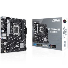 Resim ASUS PRIME B760M-K DDR5 8000MHZ 1XVGA 1XHDMI 2XM.2 USB 3.2 MATX 1700P (12. \u002F 13. VE 14. NESİL İŞLEMCİ UYUMLU) 