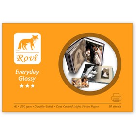 Resim Rovi Everyday Parlak Çift Taraflı Fotoğraf Kağıdı - 220Gsm - 50Yp - A5 