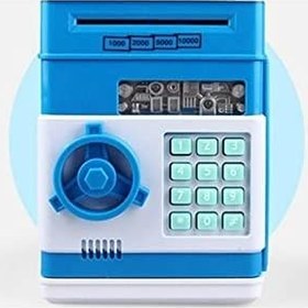 Resim Atm Şifreli Otomatik Kağıt Para Alan Atm Kasa Kumbara 