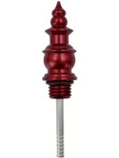 Resim Dream011 Pagoda Kırmızı Motor Yağı Çubuğu - Alüminyum Sızdırmaz Kapaklı Motor Modifiye Aksesuarı 