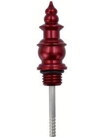 Resim Dream011 Pagoda Kırmızı Motor Yağı Çubuğu - Alüminyum Sızdırmaz Kapaklı Motor Modifiye Aksesuarı 