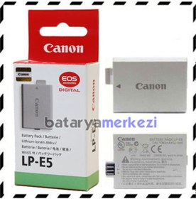 Resim Canon 450d 500d 1000d Pil Lp E5 Lpe5 Kamera Pili T1i Xsi Kiss Xs X2 X3 Orjinal Batarya 