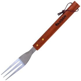 Resim Ahşap Saplı Barbekü Çatalı 