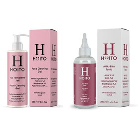 Resim Hoito yüz temizleme jeli 200ml & aha bha tonik 200ml 2'li set 