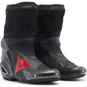 Resim Dainese Axial 2 Air Black Red Fluo Deri Bot 