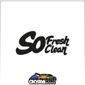 Resim OkyayWorks So Fresh Sticker - Siyah 