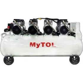 Resim Mytol EWS200 4 Hp 8 Bar 200 LT Sessiz Hava Kompresörü 
