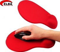 Resim K06152 Bileklikli Jel Mouse Pad Kırmızı Elba