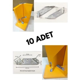 Resim Hobidabi Dereceli Köşe Gönye 10 Adet L Demir 