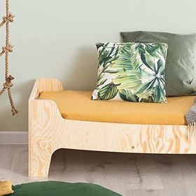 Resim Markaawm Montessori Yatak Çocuk Karyola Bebek Beşiği Ahşap Yatak 