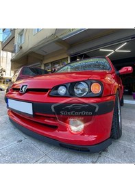 Resim Peugeot 106 1991-2004 Uyumlu Üniversal Laguna Lip Esnek Ön Lip 2 Parça Tampon Altı Dil Karlık Ön Ek 00 Şüscaroto Aksesuar 