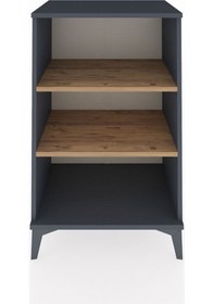 Resim Hyperion Komodin 2 Raflı 60x44x96 Antrasit-çam Antrasit 