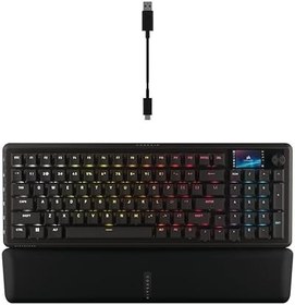 Resim CORSAIR VANGUARD PRO 96 Hall Effect Manyetik Mekanik Gaming Klavye -%96 Form Faktör, MGX Hyperdrive Anahtarı, LCD Display, 8000 Hz Polling, Rapid Trigger (CH-91E911G-UK) 