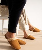 Resim Mode Cool Unisex Konforlu Pofuduk Ev & Bahçe Terliği – Sıcak Astarlı 