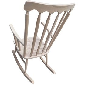 Resim Izgaralı Sallanan Sandalye-Tv Koltuğu-Baba Koltuğu-Tamamı Ağaç 