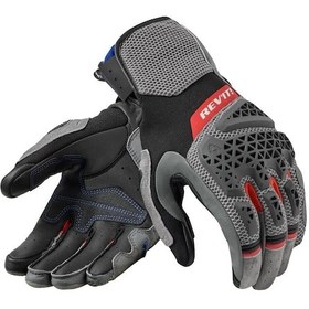 Resim Revit Sand 5 Korumalı Yazlık Motosiklet Eldiveni Gri-Kırmızı 