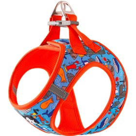 Resim Marine Step-In Turuncu Köpek Göğüs Tasması - XS 