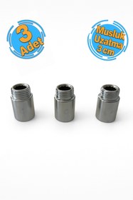 Resim Miraç Krom Paslanmaz Musluk Uzatma 3 Cm (3 ADET) 