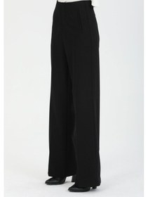 Resim Curcuna Flatolu Palazzo Kadın Pantolon P-003577 Lacivert 