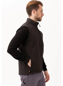Resim Armadillo Salina Outdoor Erkek Yelek Günlük Giyim İçin Konforlu Ve Cepli Tasarım Siyah 