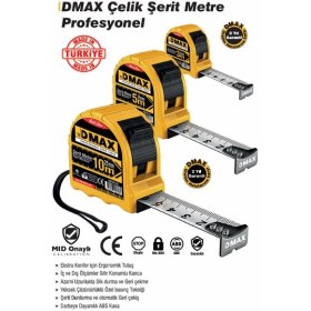 Resim Dmax DMX4745 Profesyonel Serıt Metre 3*16 mm 