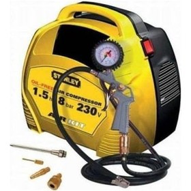 Resim Stanley Air Kit 1.5 HP Yağsız Tanksız Hava Kompresörü 