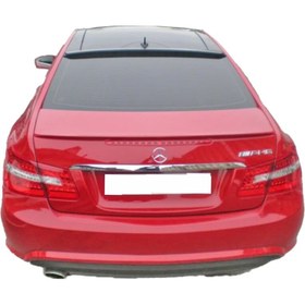 Resim Mercedes E Coupe Uyumlu Cam Üstü Spoiler Boyasız Fiber 