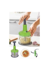 Resim Üstten Basmalı Pratik El Rondosu Ahşap - Gri 