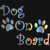 Resim Wenchang Shop C Lazer Güzel Köpek Taşıyan Araç Sticker ve Pati Izi Arabalar Motosikletler Dış Aksesuarlar Vinil Çıkartmalar, 20CM*16.2CM (Yurt Dışından) 