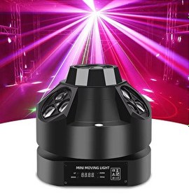 Resim DJ Pro Super Bee Eyes 200W Beam Lazer Strobe LED 4in1 Robot Işık 