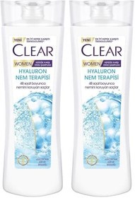 Resim Clear Women Hyaluron Nem Terapisi Şampuan 350 ml​ 2li paket 
