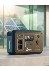 Resim Orbus 1200w Taşınabilir Güç Kaynağı 1132wh Kapasiteli Güç İstasyonu 