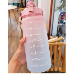 Resim Günlük Motivasyon Su Matarası 2 Litre 