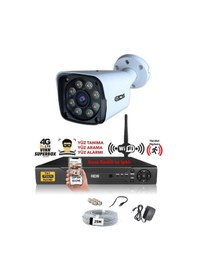 Resim Ids 1 Kameralı 5mp Sony Lensli 1080p Fullhd Gece Renkli Full Kamera Seti Su Geçirmez Cepten İzle Ds 2034hd Wl Set1 Nohdd 