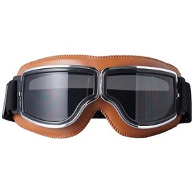 Resim Rüzgar Yağmur Korumalı Motosiklet Güneş Gözlüğü Kask Altı Retro 