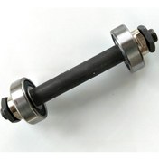 Resim Yaozixa Dağ Bisikleti Boş Gövde Eksen - Ön Eksen + 2 Rulmanlı, Hızlı Montajlı, Az Sürtünme, Dayanıklı Bisiklet Aksesuarı Hızlı Çıkartma Çubuğu Hariç 