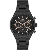 Resim Ferro FM31458A-G Quartz Çelik Siyah 44 mm Fonksiyonları Aktif Erkek Kol Saati 