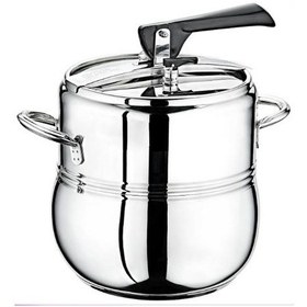 Resim Oms 5104 Klasik Tombik Güveç Düdüklü Tencere 9 Litre Gri 