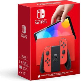 Resim Nintendo Switch OLED Mario Kırmızı Edition Oyun Konsolu (Ithalatçı Garantili) 