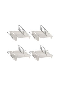 Resim Abs Plastik 20 Adet Yüksek Kalite 30 Cm Pantolon Askısı Etek Askı Beyaz 