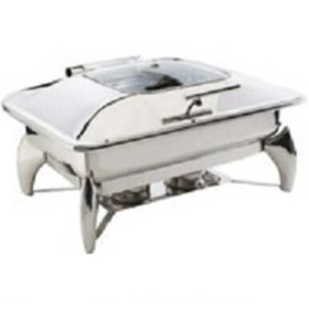 Resim ÖZTİRYAKİLER 9 LT CHAFİNG DİSH 1/1 AYAKLI-CAM KAPAKLI CDRT90GLMWC 