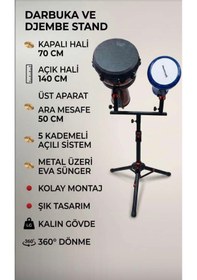 Resim Darbuka Djembe Standı 