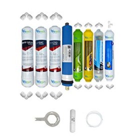 Resim Pemax Water Solutions Kapalı Kasa Su Arıtma Cihazlarına Ecomax 8'li Vontron Mebran Alkali-Mineral-Detox-Tatlandırıcı 