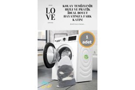 Resim Easyso Çamaşır Yıkama Filesi 60X80CM Çorap Çamaşır Perde Yıkama Filesi 