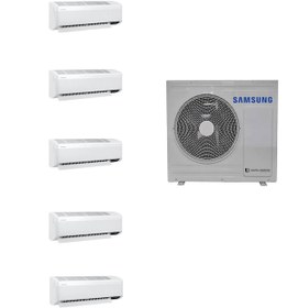 Resim Samsung WindFree Multi AJ100TXJ5KH/EA 1 Dış + 5 İç Ünite (7+7+9+12+24) Duvar Tipi Klima 