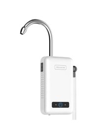 Resim Su Oksijen Pompası Led Işık İle Mini Akvaryum Hava Pompası Akıllı Indüksiyon Whıte 