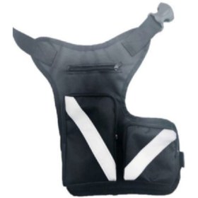 Resim ARD Motorsiklet Kurye Bel Bacak Bağlamalı Reflektörlü 3 Bölmeli Çanta Mrf-745 